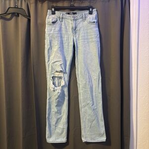 Light Blue Distressed Jeans